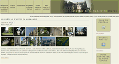 Desktop Screenshot of chateau-madeleine.com